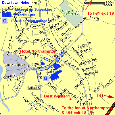 map for parking in noho